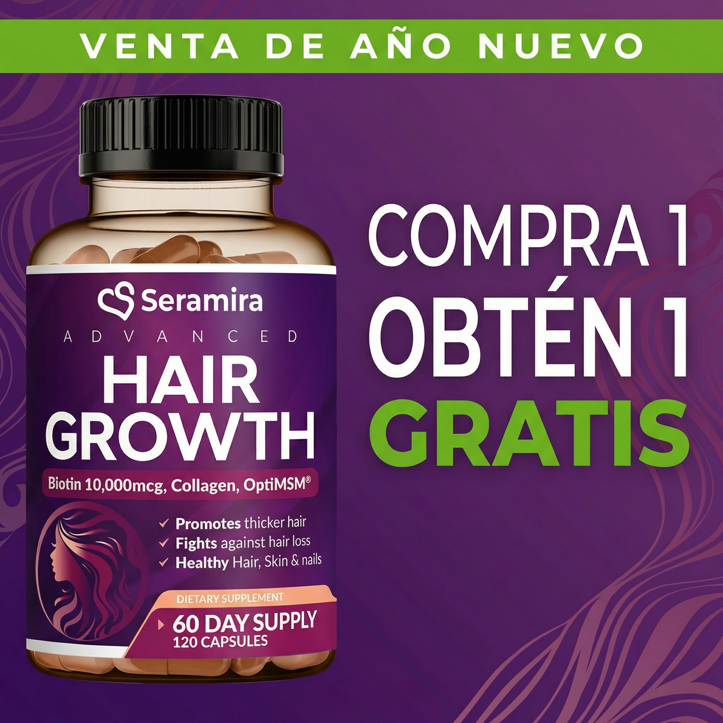 Vitaminas para el Crecimiento del Cabello