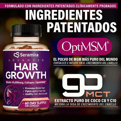 Vitaminas para el Crecimiento del Cabello