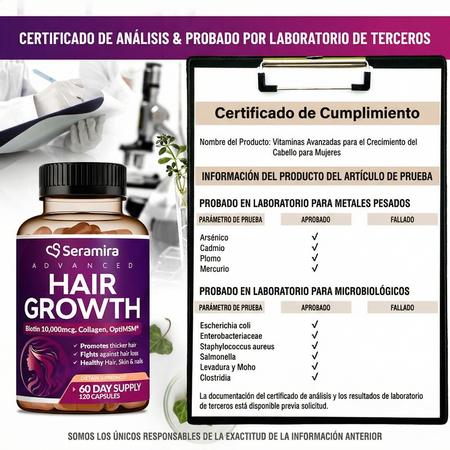 Vitaminas para el Crecimiento del Cabello
